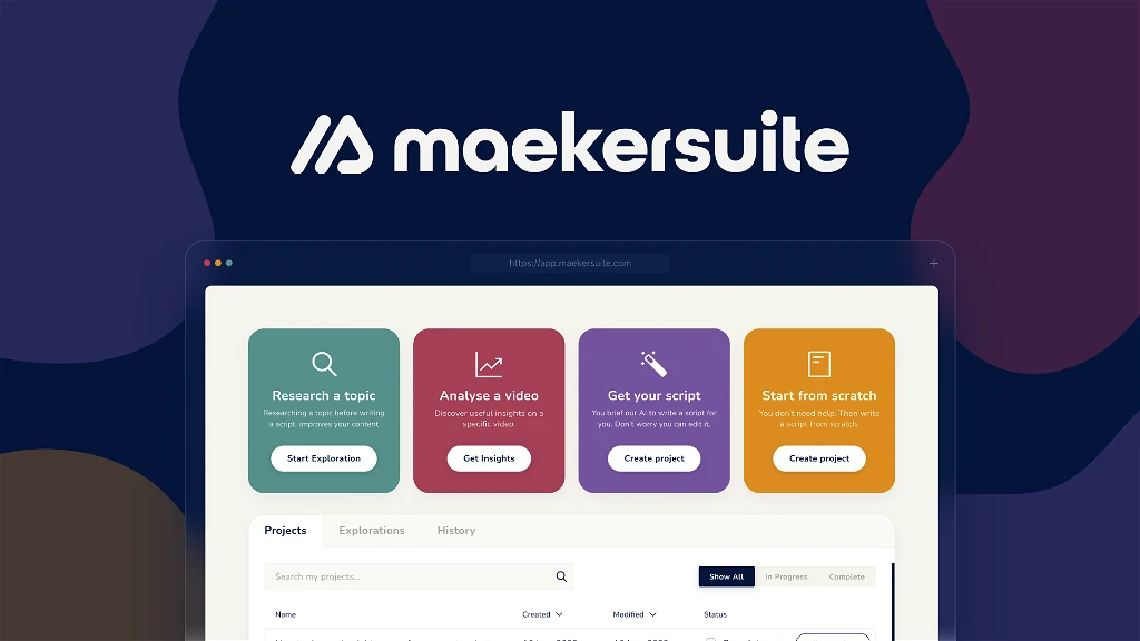 Maekersuite Review: AI-Powered Video Script Generator