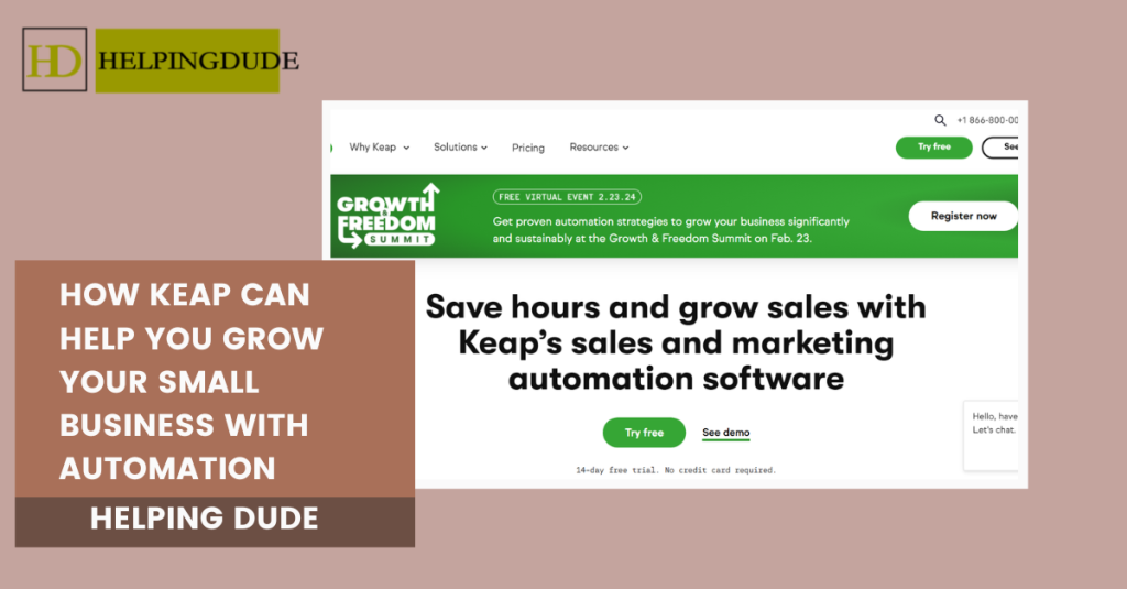 How Keap Can Help You Grow Your Small Business with Automation