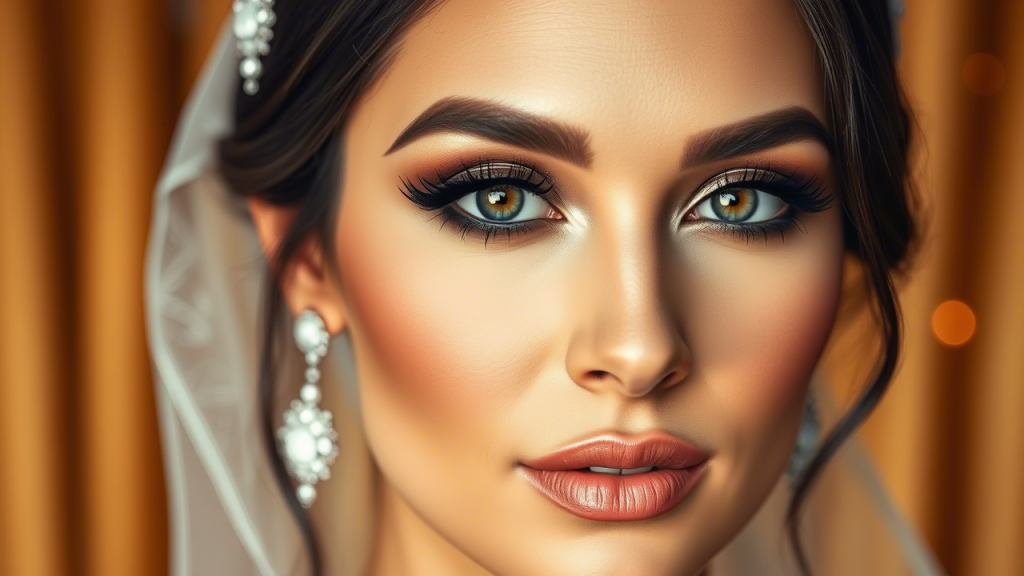 Bold & Beautiful Smokey Eye Bridal Look
