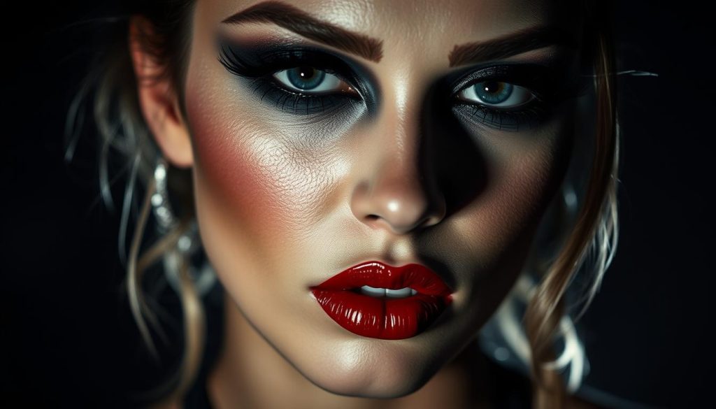 Gothic Party Makeup Look