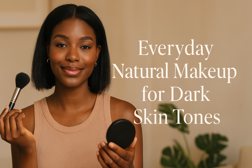 Everyday Natural Makeup for Dark Skin Tones
