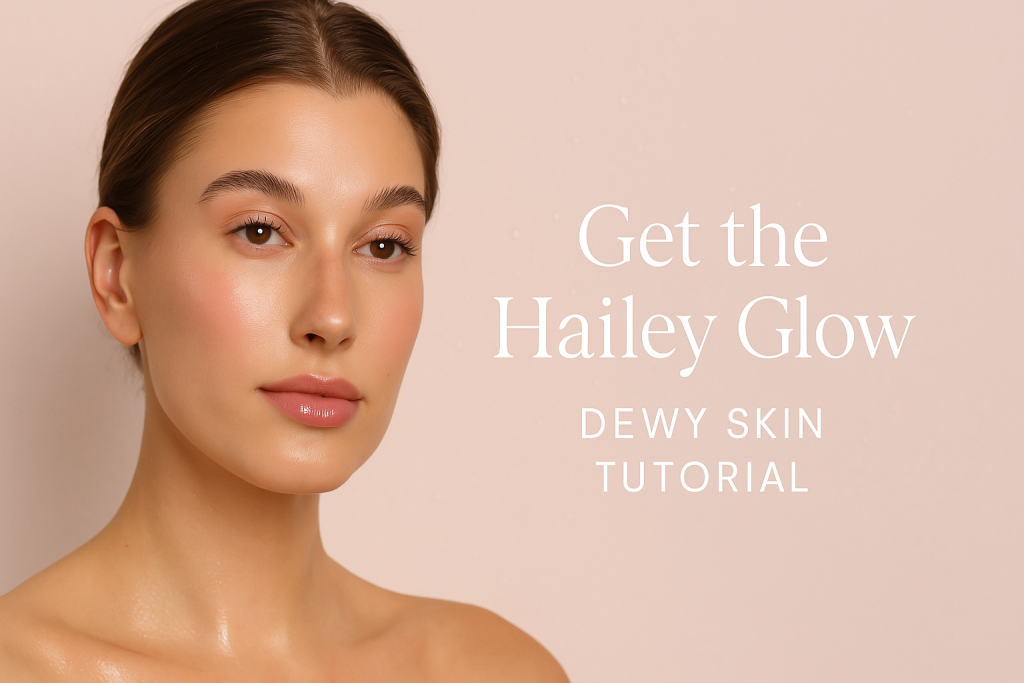 Hailey Bieber Dewy Glow Tutorial