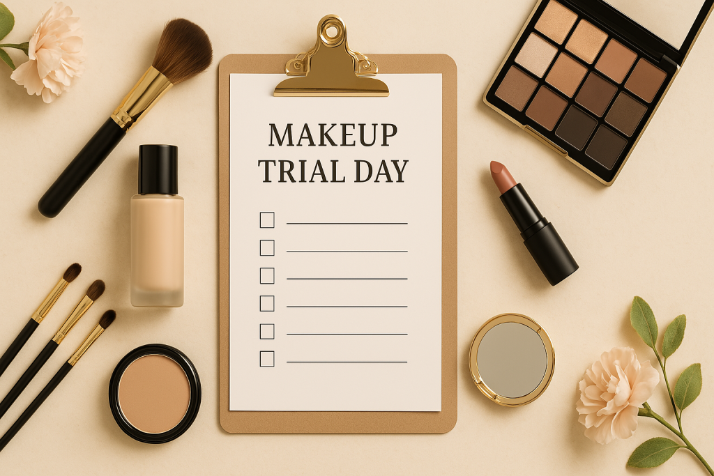 Makeup Trial Day Checklist