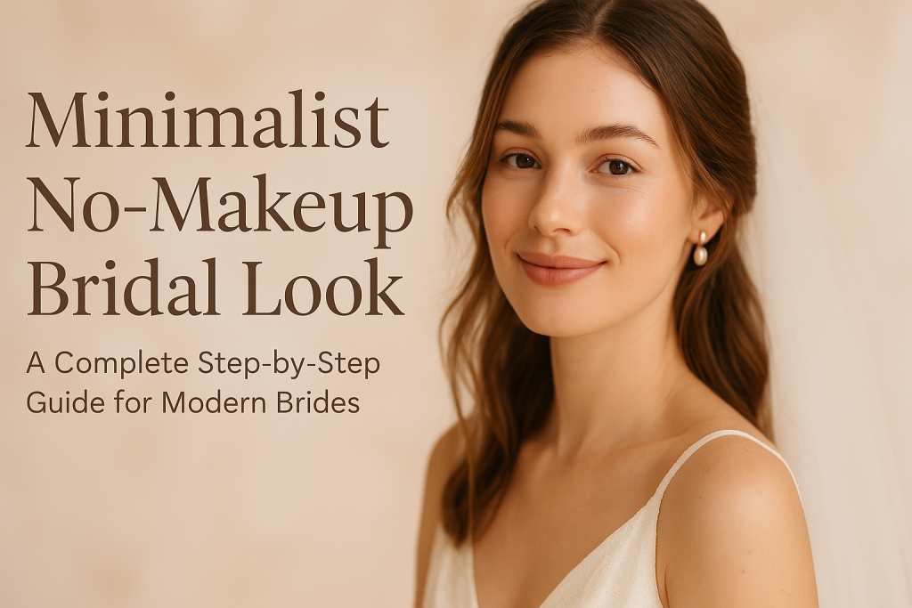 Minimalist No-Makeup Bridal Look