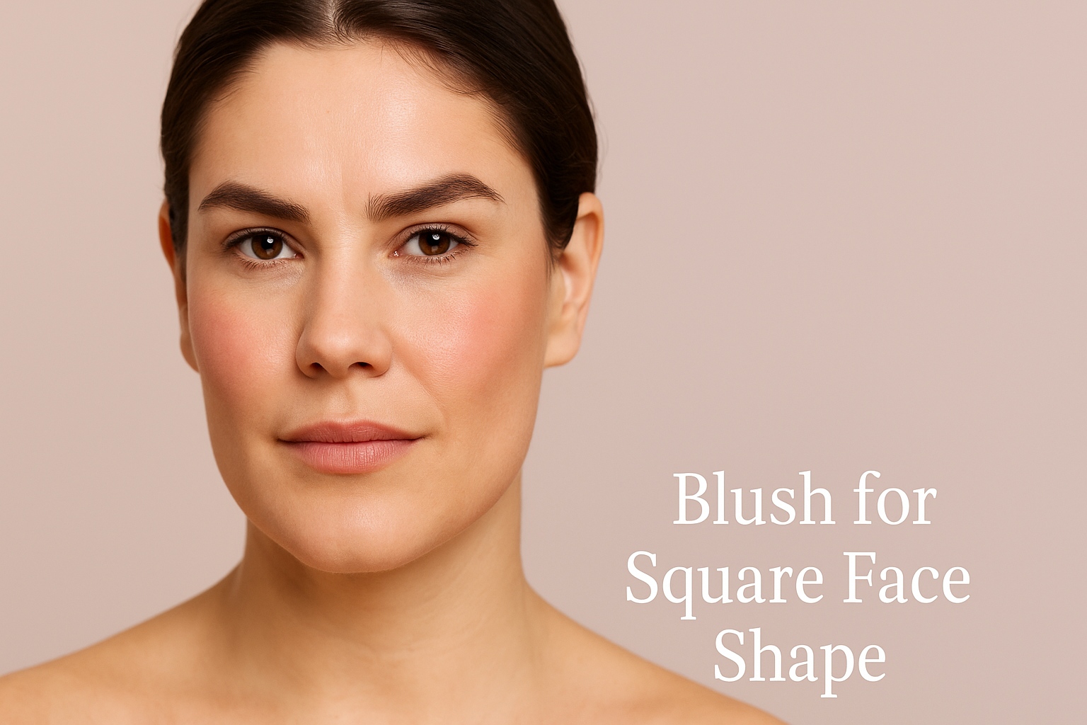 How to soften square face with blush – apply blush to soften angular features