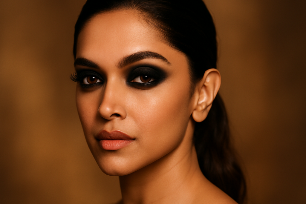 Deepika Padukone Smokey Kohl Eyes