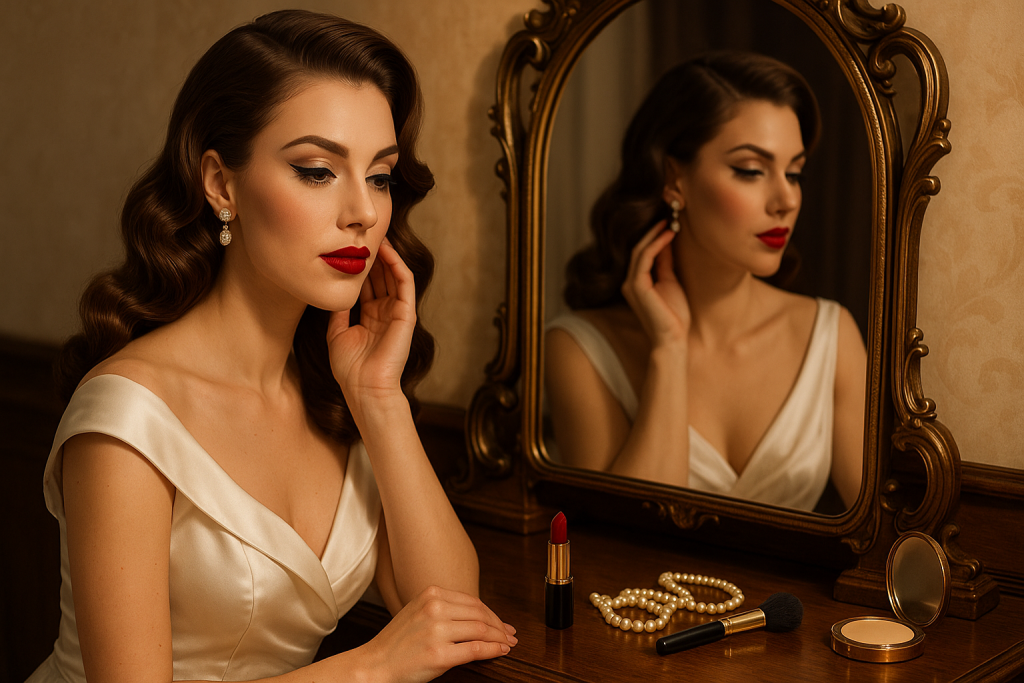 Vintage Glam Bridal Makeup