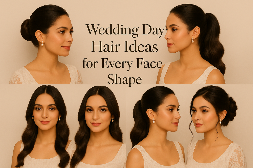 Wedding Day Hair Ideas for Every Face Shape